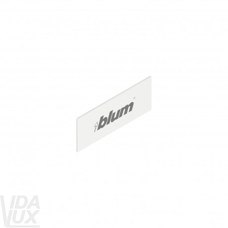 TANDEMBOX antaro заглушка царги з логотипом Blum, “Білий шовк”, симетрична