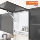 AVENTOS HK-XS підіймальна система, механізм 1xK13, вуз.алюм. профіль, 2х завіси CLIP top BLUMOTION