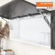 AVENTOS HK-XS підіймальна система, механізми 2xK11, вуз.алюм. профіль, 4х завіси CLIP top BLUMOTION