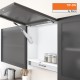 AVENTOS HK-XS підіймальна система, механізм 1xK13T, шир.алюм. профіль, 2х завіси CLIP top, TIP-ON