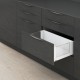 LEGRABOX C free комплект шухляди без скла, НД 350 мм, 40 кг, BLUMOTION, білий "Шовк"