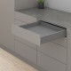 MERIVOBOX M комплект шухляди, НД 600 мм, 40 кг, BLUMOTION, сірий "Оріон", EXPANDO T