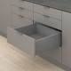 MERIVOBOX E комплект шухляди з BOXCAP, НД 450 мм, 40 кг, BLUMOTION, сірий "Оріон", EXPANDO T