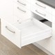 TANDEMBOX antaro B комплект шухляди з релінгом, NL&nbsp;600&nbsp;мм, 30&nbsp;кг, BLUMOTION, білий "Шовк"