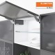 AVENTOS HK top підіймальна система, механізми 2x27, фасад вуз.алюм. профіль, темно-сірі заглушки