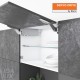AVENTOS HK top підіймальна система, механізми 2x23, дерев`яний фасад, сірі заглушки, з SERVO-DRIVE