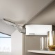 AVENTOS HK top підіймальна система, механізми 2x23, фасад вуз.алюм. профіль, білі заглушки, з SERVO-DRIVE