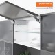 AVENTOS HK top підіймальна система, механізми 2x23, фасад вуз.алюм. профіль, сірі заглушки, з SERVO-DRIVE