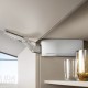 AVENTOS HK top підіймальна система, механізми 2x29, фасад шир.алюм. профіль, сірі заглушки, з SERVO-DRIVE