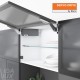 AVENTOS HK top підіймальна система, механізми 2x23, фасад шир.алюм. профіль, темно-сірі заглушки, з SERVO-DRIVE