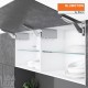 AVENTOS HK top підіймальна система, механізми 3x29, тонкий фасад, сірі заглушки