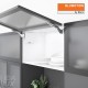 AVENTOS HK-S підіймальна система, механізми Сx2, шир.алюм. профіль, білі заглушки