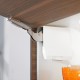 AVENTOS HK-S підіймальна система, механізми Сx2, дерев`яний фасад, білі заглушки, з TIP-ON