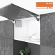 AVENTOS HK-S підіймальна система, механізми Сx2, дерев`яний фасад, сірі заглушки, з TIP-ON