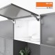 AVENTOS HK-S підіймальна система, механізми Сx2, вуз.алюм. профіль, білі заглушки, з TIP-ON