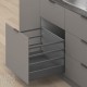 MERIVOBOX M+3xZRR комплект шухляди з потрійним релінгом, НД 270 мм, 40 кг, BLUMOTION, сірий "Оріон", EXPANDO T