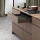 myLEGRABOX комплект шухляди M, NL 350 мм, 40 кг, BLUMOTION, чорний "Карбон"/шляхетна іржа