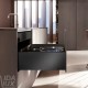myLEGRABOX комплект шухляди С, NL 350 мм, 40 кг, BLUMOTION, чорний "Карбон"/чорний "Карбон" текстура, EXPANDO T