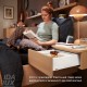 MERIVOBOX M комплект шухляди, НД 270 мм, 40 кг, BLUMOTION, білий "Шовк"