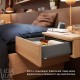 MERIVOBOX M комплект шухляди, НД 400 мм, 40 кг, BLUMOTION, сірий "Оріон", EXPANDO T