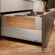 MERIVOBOX E комплект шухляди з BOXCOVER, НД 270 мм, 40 кг, TIP-ON BLUMOTION, сірий "Індіум", EXPANDO T