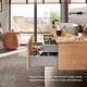 MERIVOBOX K комплект шухляди, НД 450 мм, 70 кг, BLUMOTION, сірий "Індіум", EXPANDO T