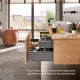 MERIVOBOX K комплект шухляди, НД 300 мм, 40 кг, TIP-ON BLUMOTION, сірий "Оріон", EXPANDO T