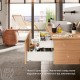 MERIVOBOX M комплект внутрішньої шухляди, НД 550 мм, 70 кг, TIP-ON BLUMOTION, білий "Шовк"