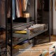 MERIVOBOX E комплект внутрішньої шухляди з BOXCOVER, НД 500 мм, 40 кг, TIP-ON BLUMOTION, сірий "Оріон", фасад під вставку