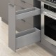 MERIVOBOX SPACE TWIN комплект з BOXCAP, НД 600 мм, 40 кг, BLUMOTION, сірий "Індіум", EXPANDO T