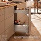 MERIVOBOX SPACE TWIN комплект з BOXCAP, НД 550 мм, 40 кг, BLUMOTION, сірий "Індіум", EXPANDO T