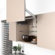 AVENTOS HL top підіймальна система, механізм L22, важіль L32, дерев`яний фасад, темно-сірі заглушки