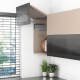 AVENTOS HF top підіймальна система, механізм F25, важіль F35, фасад дер. і шир.алюм.проф., сірі заглушки