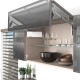 AVENTOS HF top підіймальна система, механізм F25, важіль F32, фасад вуз.алюм.проф., білі заглушки, SERVO-DRIVE