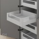 MERIVOBOX E комплект внутрішньої шухляди з BOXCOVER і скло, NL&nbsp;500&nbsp;мм, 70&nbsp;кг, BLUMOTION, сірий "Індіум", фасад з релінгом