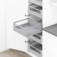 TANDEMBOX antaro SPACE TOWER комплект шухляди D з релінгом, NL&nbsp;500&nbsp;мм, 65&nbsp;кг, BLUMOTION, світло-сірий