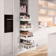 TANDEMBOX antaro SPACE TOWER комплект шухляди D з релінгом, NL&nbsp;550&nbsp;мм, 65&nbsp;кг, BLUMOTION, білий "Шовк"