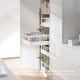 TANDEMBOX antaro SPACE TOWER комплект шухляди D з релінгом, NL&nbsp;550&nbsp;мм, 65&nbsp;кг, BLUMOTION, білий "Шовк"