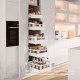 TANDEMBOX antaro SPACE TOWER комплект шухляди C з релінгом, NL&nbsp;550&nbsp;мм, 65&nbsp;кг, BLUMOTION, білий "Шовк"