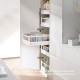 TANDEMBOX antaro SPACE TOWER комплект шухляди D з релінгом, NL&nbsp;600&nbsp;мм, 30&nbsp;кг, BLUMOTION, білий "Шовк"
