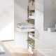 TANDEMBOX antaro SPACE TOWER комплект шухляди C з релінгом, NL&nbsp;600&nbsp;мм, 65&nbsp;кг, BLUMOTION, білий "Шовк"