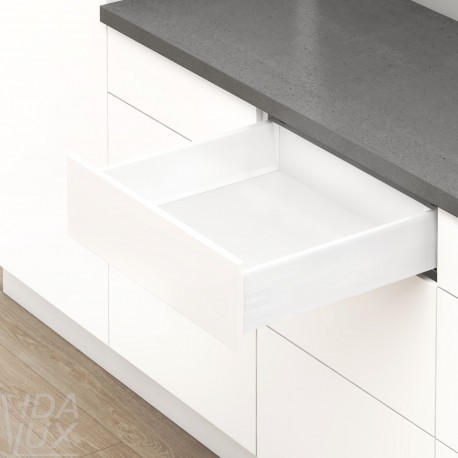 TANDEMBOX antaro K комплект шухляди, НД 350 мм, 30 кг, TIP-ON BLUMOTION, білий "Шовк"