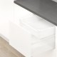 TANDEMBOX antaro K комплект внутрішньої шухляди, НД 350 мм, 30 кг, TIP-ON BLUMOTION, білий "Шовк"