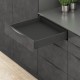LEGRABOX M комплект шухляди, НД 300 мм, 40 кг, BLUMOTION, чорний "Карбон"