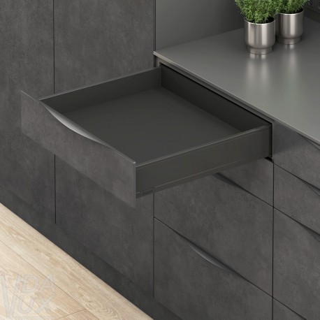 LEGRABOX M комплект шухляди, НД 500 мм, 40 кг, BLUMOTION, чорний "Карбон", EXPANDO T