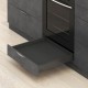 LEGRABOX N комплект шухляди, НД 450 мм, 40 кг, BLUMOTION, чорний "Карбон"