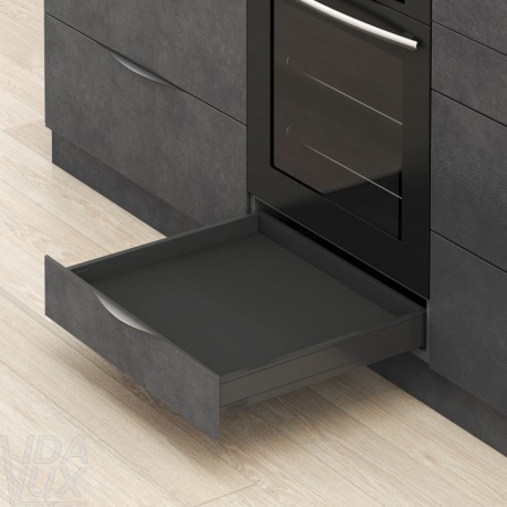 LEGRABOX N комплект шухляди, НД 450 мм, 40 кг, BLUMOTION, чорний "Карбон", EXPANDO T