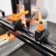 Відкидний упор із затискним важелем для MINIPRESS, лівий
