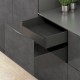 LEGRABOX K комплект внутрішньої шухляди, НД 600 мм, 40 кг, BLUMOTION, чорний "Карбон"