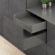 LEGRABOX K комплект внутрішньої шухляди, НД 300 мм, 40 кг, TIP-ON BLUMOTION, сірий "Оріон"